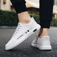 Soly™ Trendy Leather Sneakers | Summer Casual Lightweight Breathable Lace-Up Sneakers