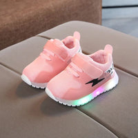 Trendy kids shoes with lights