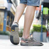 Mens Knitted Summer Sandals