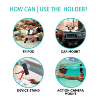 Soly ™Flexible Tripod |360° Phone holder for Smartphone, Camera