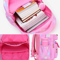 Adjustable strap school backpack