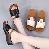 Breathable mid-heel sandals